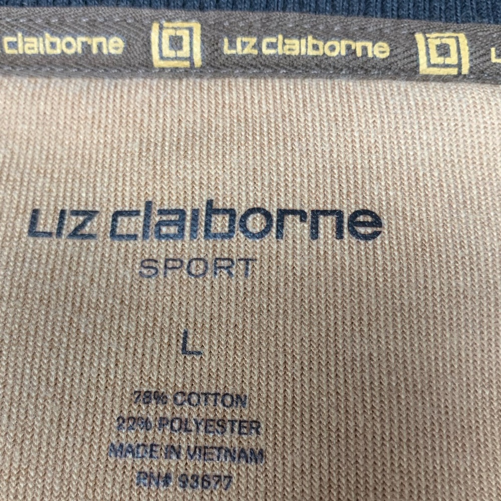 Liz Claiborne Sport Animal Print pullover Top - Picture 3 of 3